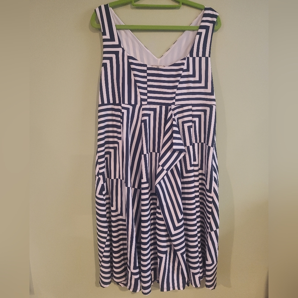 indies Moroccan Abstract Sleeveless Dress- Est. Medium